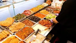 Быстрые навыки повара, продавец ланч-боксов и суп из баранины.
