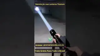 Lanterna Laser Titanium + Frete Gr&aacute;tis