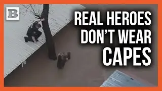 Aerial Footage Shows Heroic Rescues in Texas Floods