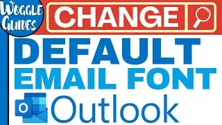 Change default font Outlook