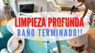 💦 LIMPIEZA PROFUNDA del JUEVES 🧼 BAÑO TERMINADO 🤪 motívate y limpia tu casa 🏡