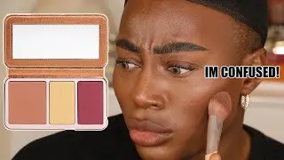 Anastasia Beverly Hills Tropical Getaway Face Palette Review ON DARK SKIN! Chile! |ThePlasticBoy
