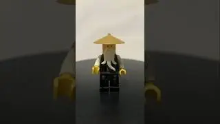 building minifigure  master WU Sensei - Legacy, Black Robe #lego #ninjago