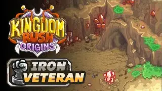 Kingdom Rush Origins | Blood Quarry - Iron Challenge (Veteran)
