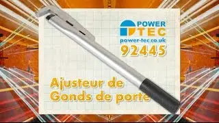 92445 | Power-TEC Ajusteur de Gonds de porte
