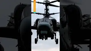 Ка-52М &laquo;Аллигатор&raquo; запускает ракеты по украинским войскам #ka52m #russia #ukraine #ka52alligator