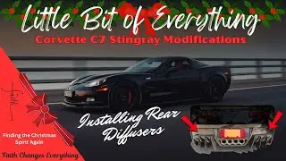 Установка диффузора на Corvette C7