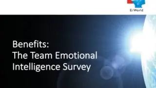 Benefits of the Team Emotional Intelligence Survey