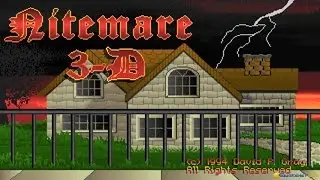 Nitemare 3D gameplay (PC Game, 1994)