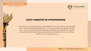 Select Committee on Appropriations, 14 January 2026