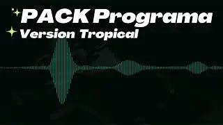 Arte para programa de radio - DEMO PACK Version  TROPICAL