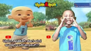 Upin Ipin Main Polisi tangkap Penjahat || Tiru aksi Upin Ipin