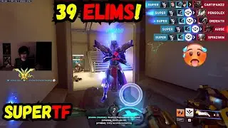 39 Elims! SUPERTF INSANE REAPER GAMEPLAY | SEASON 13 | DORADO | OVERWATCH 2