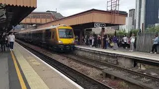 West Midlands Class 172 - 172101 +172217 arriving Birmingham Moor Street Station on 27/06/23