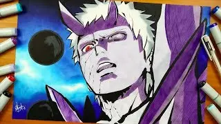 Drawing Obito Sage of six paths - 25K SPECIAL - Naruto Shippuden