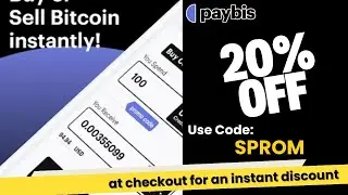 💰 Get 20% OFF PAYBIS Crypto Exchange! Exclusive Discount Code SPROM 🔥 Buy & Sell Crypto Now