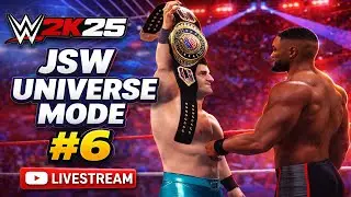 WWE 2K25 | JSW UNIVERSE MODE #6 | BEST CAW UNIVERSE MODE...!