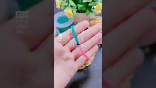Macram&eacute; Pulsera de hilo de coraz&oacute;n metalizado con nudo plano