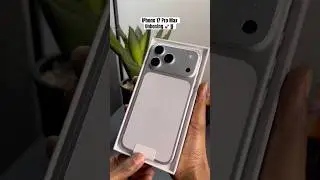 Распаковка iPhone 17 Pro Max 💕📱. Жаль, что он не розовый, но я куплю себе симпатичный чехол 🥰 #fy...