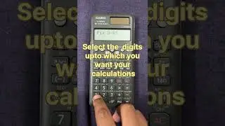 #How to roundoff digits in 991MS Scientific Calculator #Fixing digits#Tricks Scientific Calculator