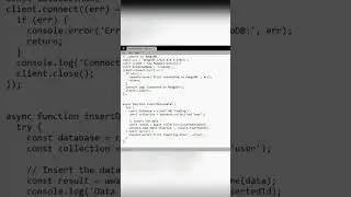 mongodb connect  with node.js and storing data