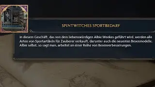 Hogwarts Legacy | Hogsmeade | Handbuchseiten | Spintwitches Sportbedarf