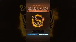 Rocket League Gold Crush Boost Login Reward Available Now #rocketleague #goldcrush #rewards