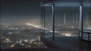Midnight City Storm 🏙️ Heavy Rain & Thunder Sounds for Sleep, Study & Deep Relaxation (3 Hours) ⛈️