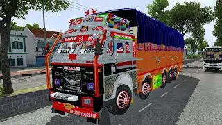16 Chakka TATA Masumi Truck 🚛 | Driving 🛣️ Realistic Indian truck ✅ | BUSSID 