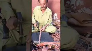 ASMR Real Leather Sound like this#craftsmanship #handcraftedshoes #usa