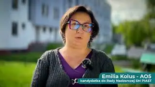 Emilia Kolus - Kandydatka do Rady Nadzorczej SM PIAST