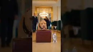 Dog & Cat Steal the Spotlight at a Luxury NYC Bank! 🐶🐱 Funny & Cute Dogs and Cats #dogsandcats