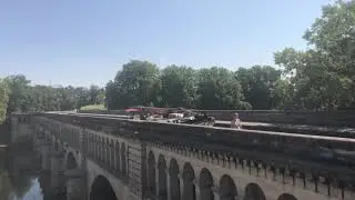 France: Pont-canal de L&rsquo;Orb canal du midi 2021