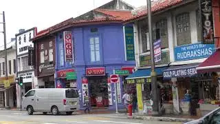 Little India street views in Singapore from Buffalo road