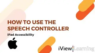 How to use the speech controller on the iPad.