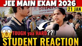 Day-1 JEE Main 2026 | Sikar Students Reaction