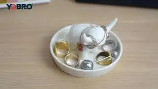 YOBRO Highland Cattle Jewelry Tray