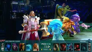 Newbee vs LGD Forever Young Game 3 | DOTA 2 The International 7 (TI7) 2017 UB Final