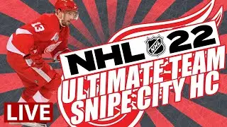 🔴 LIVE - NHL 22 HUT GAMES + DIAMOND PACKS | SNIPE CITY HC