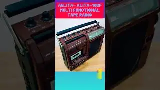 Russian model 102F- AELITA beautiful cassette player Boombox 4 band transistor#youtube #oldtape