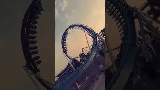 Catching a wave on Pipeline the Surf Coaster! 🏄&zwj;♂️🎢 #Pipeline #RollerCoaster #SeaWorld #Orlando