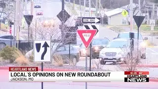 Drivers reacts to new roundabout in Jackson, Mo.