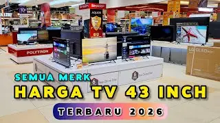 REVIEW HARGA LED TV 43 INCH Semua Merk Terbaru 2026 ‼️ Terbaru 2026