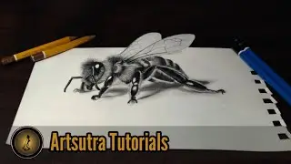 3D Honey Bee Artwork