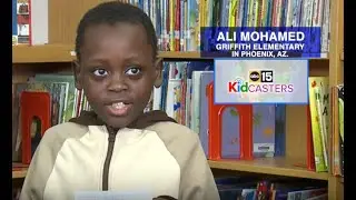 Kidcaster Ali gives your Monday morning forecast from Griffith Elementary School