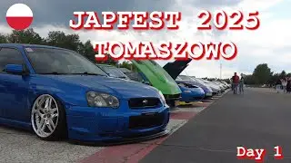 Japfest 2025 Tomaszowo - Dzień 1 | Przyjazd & Nocny Drifft |