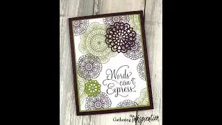 How to make a beautiful Thank You card using the Stampin&rsquo; Up! Dear Doily Bundle