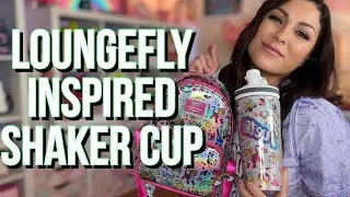 Glitter shaker bottle design to match my Loungely backpack!