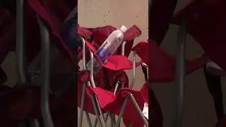Trash left all around State Farm Stadium after Charlie Kirk memorial
