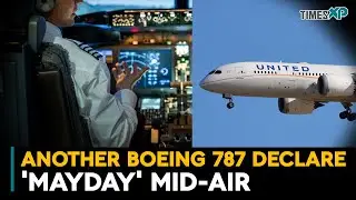 United airlines flight declares mayday, US Aircraft Boeing 787, Amerians in panic